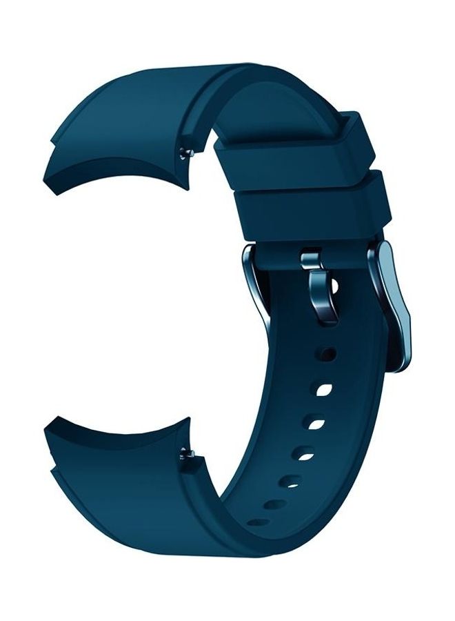 BGM Silicone Replacement Watchband For Samsung Galaxy Watch 4 44mm Dark Blue - Image 2