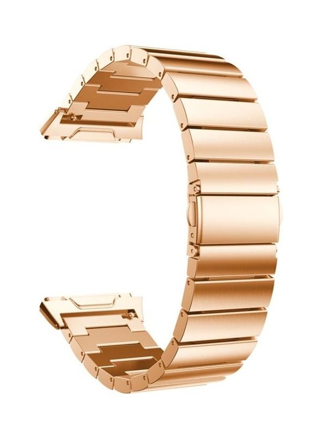 BGM Ionic Stainless Steel Watch Strap For Fitbit Rose Gold - Image 2