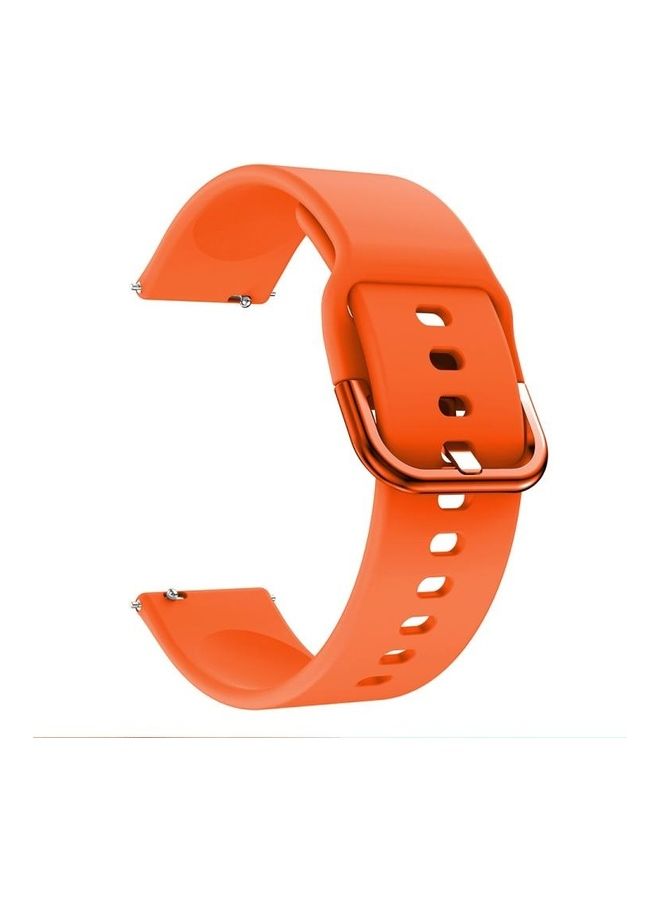BGM Buckle Silicone Watchband For Huawei Watch GT2E/GT/GT2 Orange - Image 2
