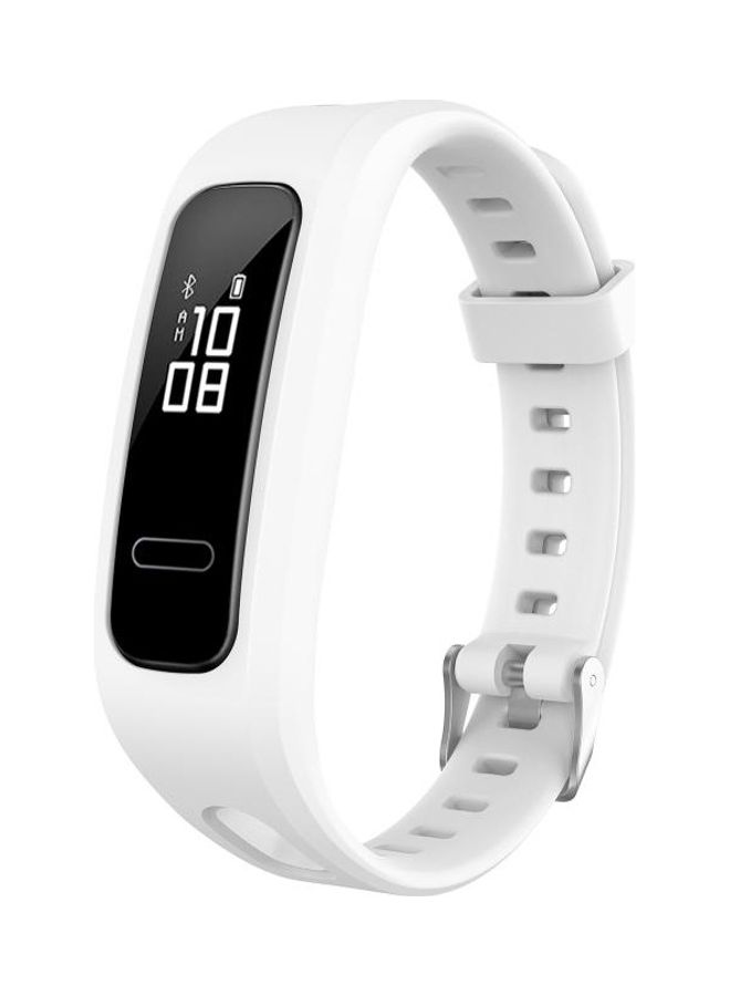 BGM Universal Silicone Replacement Wrist Strap For Huawei Honor Band 4 Running Version/Band 3e White - Image 4