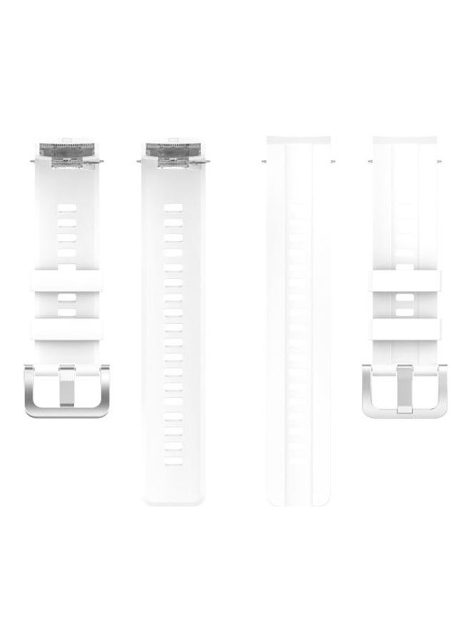 BGM Silicone Replacement Strap For Huawei Honor Watch GS Pro White - Image 2