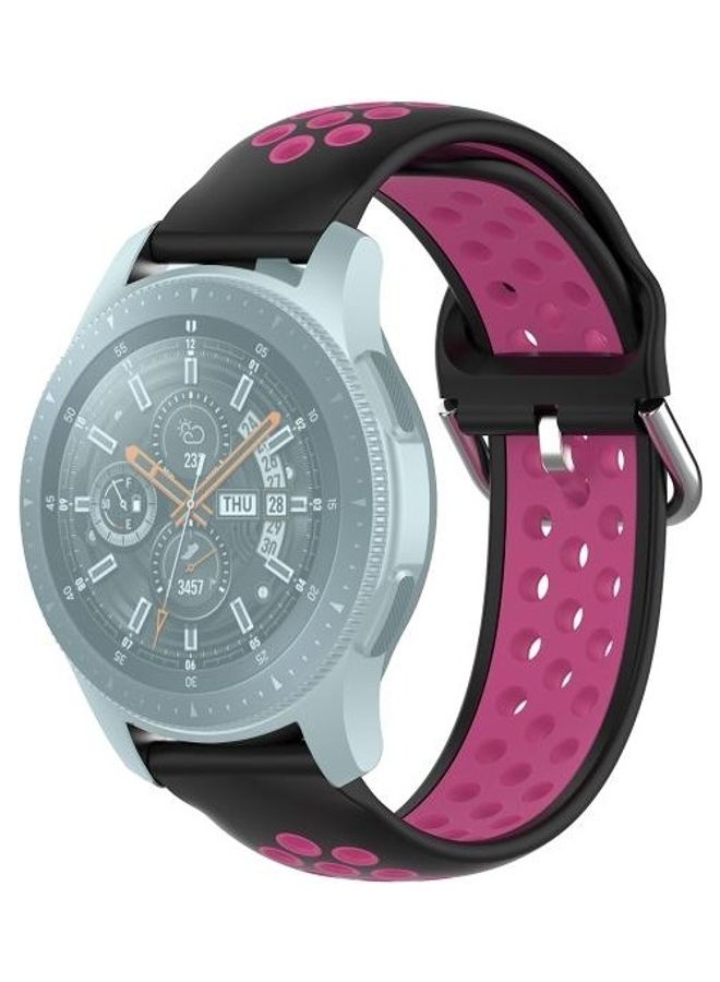 BGM Replacement Strap for Huawei Watch GT2/Honor Magic Watch 2 46mm Black/Red - Image 1