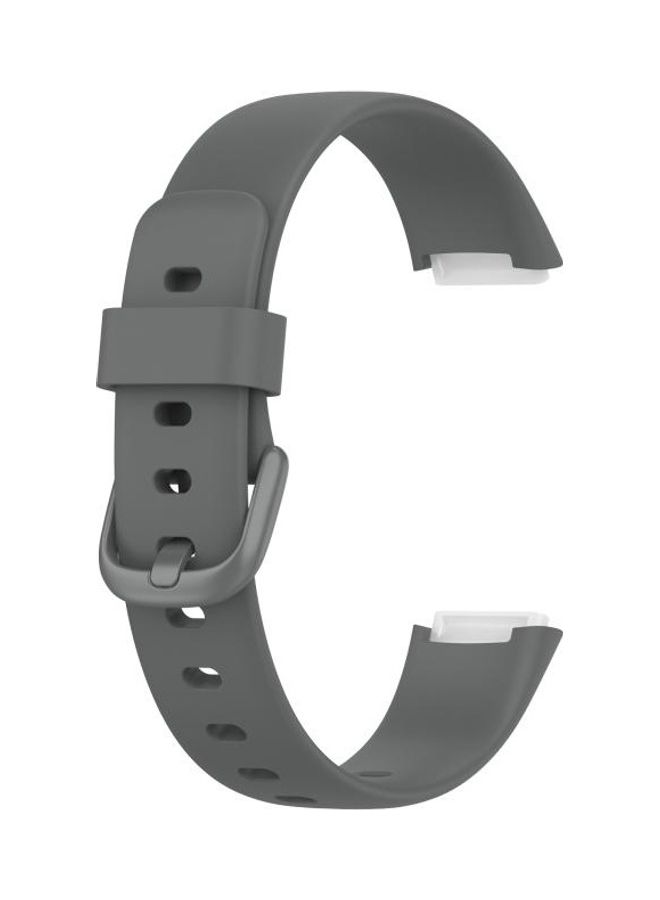 BGM Silicone Replacement Strap Watchband For Fitbit Size:S Grey - Image 1