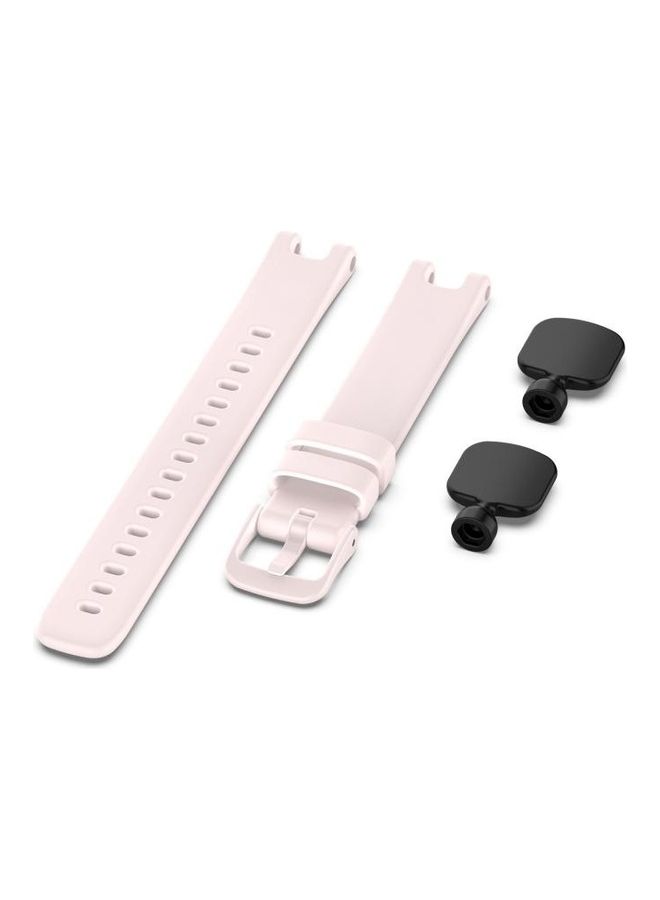 BGM Silicone Replacement Strap For Garmin Lily Pink - Image 2