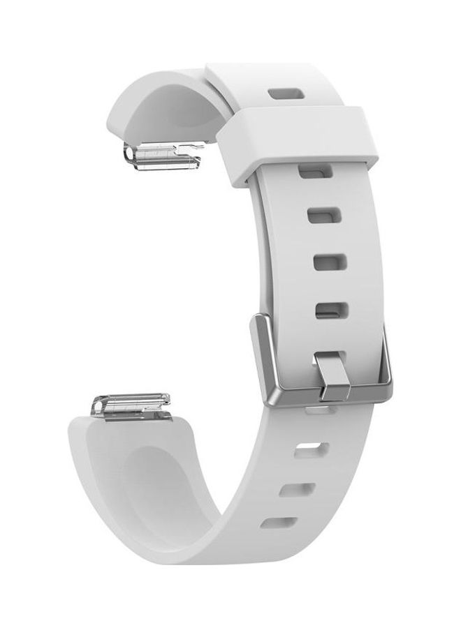 BGM Silicone Replacement Wrist Strap For Fitbit Inspire/Inspire HR White - Image 1