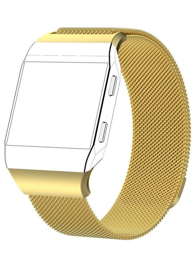 BGM Stainless Steel Replacement Wrist Strap Watch Band Gold - Image 1