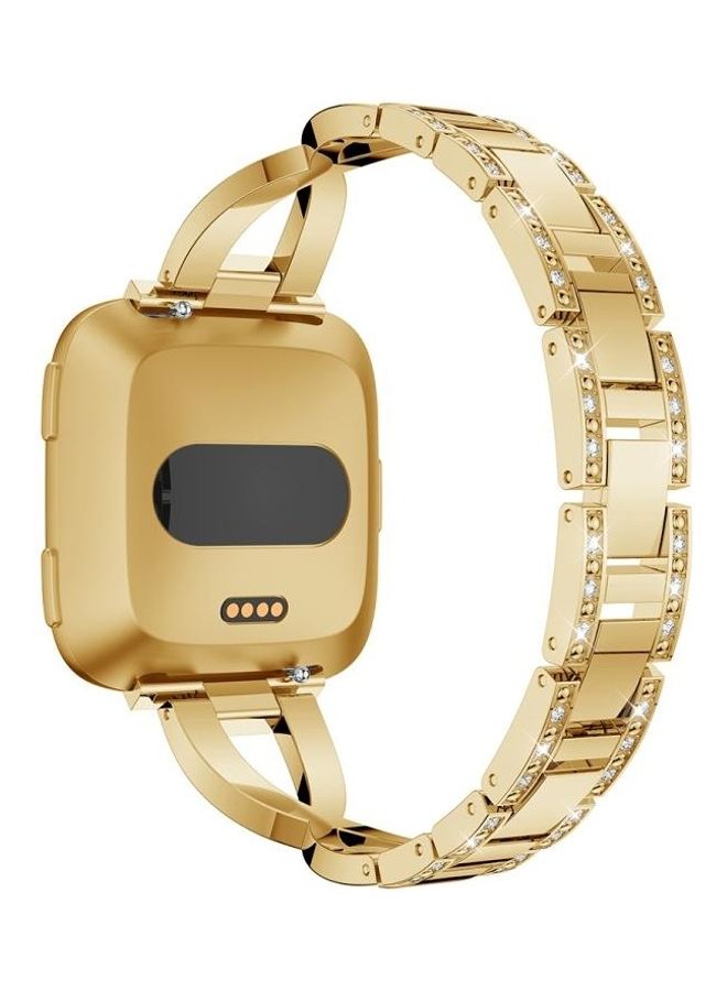 بي جي إم سوار ساعة من الإستانلس ستيل مزود بحزام للخصر ذهبي - Image 3