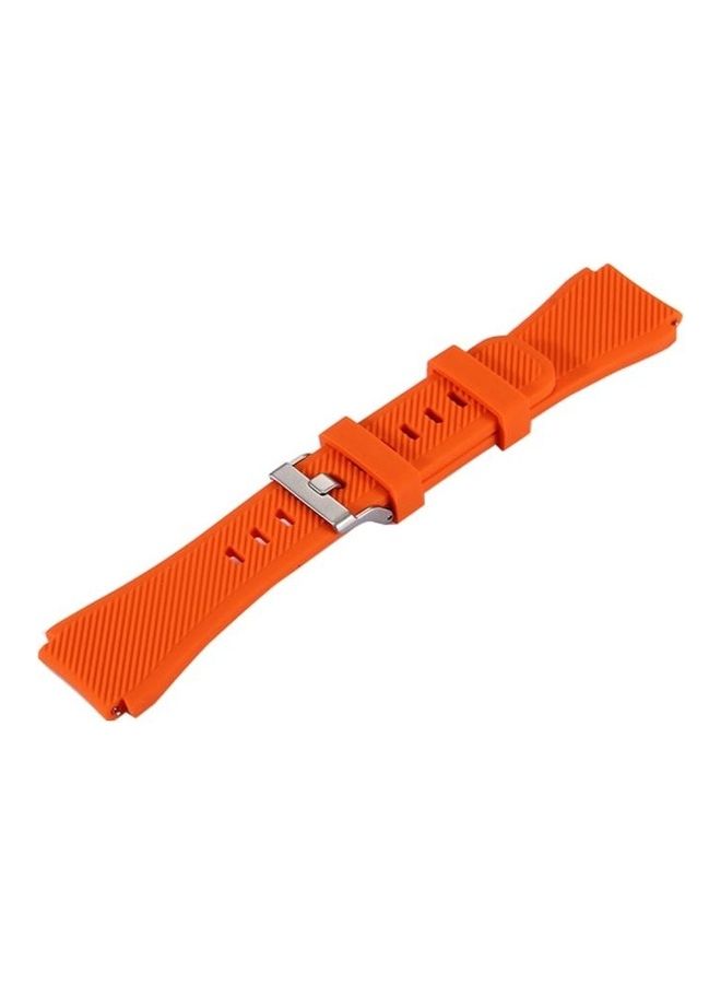 BGM Classic Smart Watch Silicone Watchband For Samsung Gear S3 Orange - Image 3