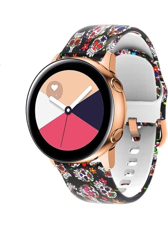 BGM Silicone Printing Replacement Watchband For Samsung Galaxy Watch 46mm Multicolour - Image 3