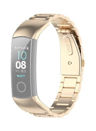 BGM Three Beads Steel Wrist Strap Watchband For Huawei Honor Band