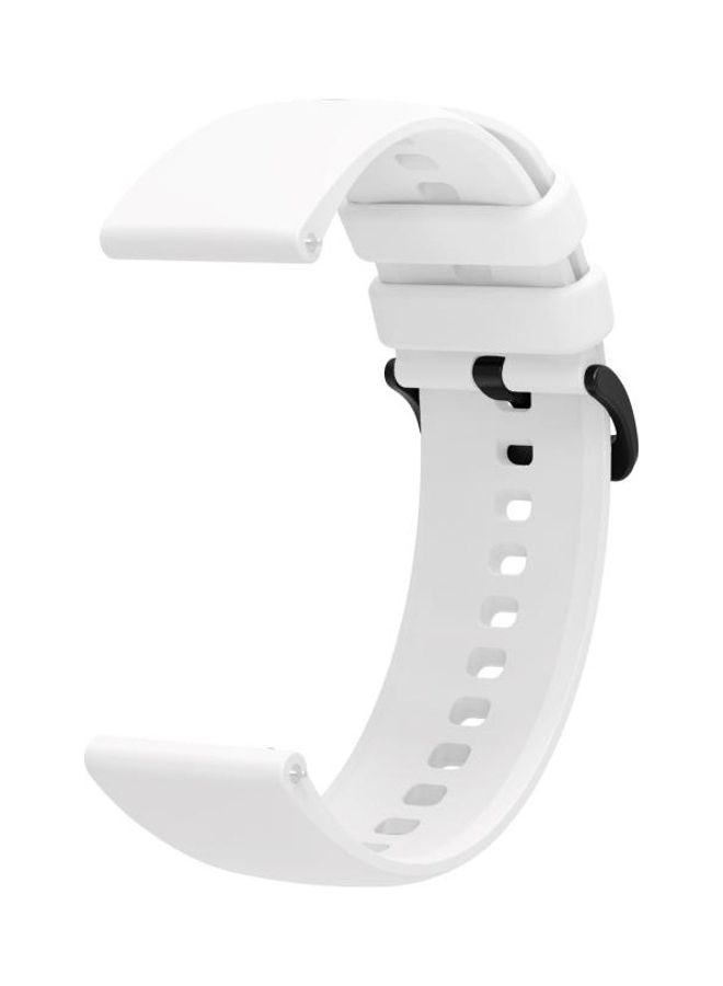 BGM Silicone Replacement Strap For Huawei Watch 3/3 Pro White - Image 2