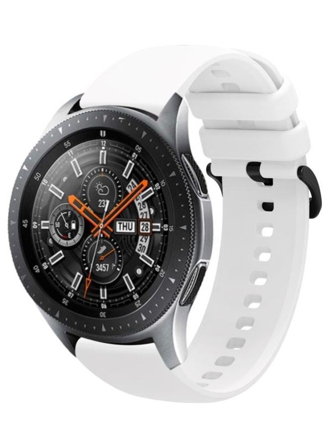 BGM Silicone Replacement Strap For Huawei Watch 3/3 Pro White - Image 3