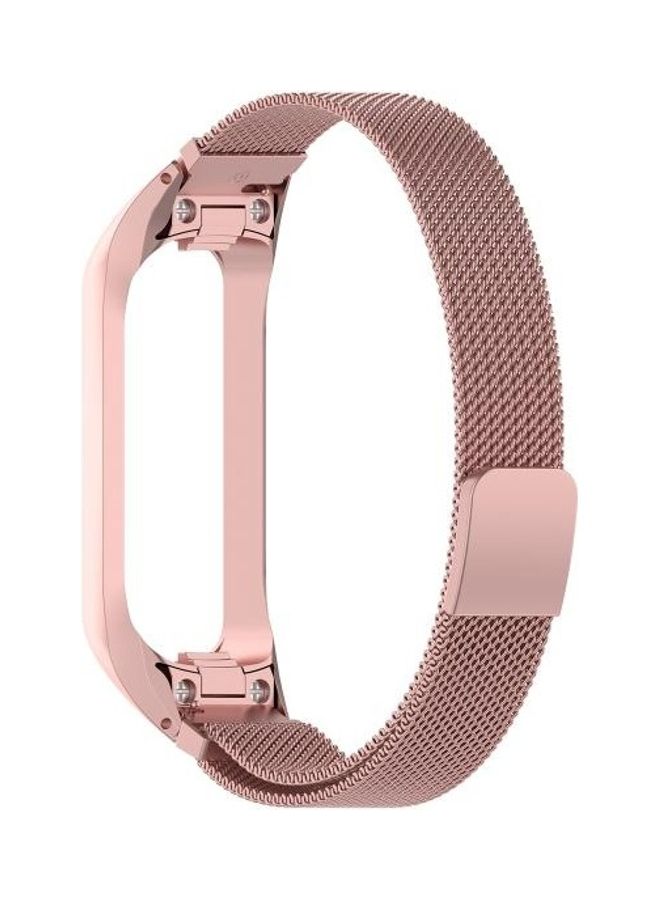 BGM - Milanese Replacement Strap For Samsung Galaxy Fit 2 SM-R220 Rose Gold - Image 1