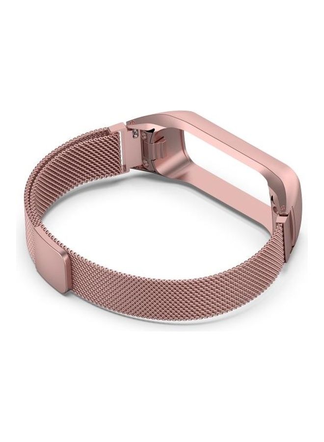 BGM - Milanese Replacement Strap For Samsung Galaxy Fit 2 SM-R220 Rose Gold - Image 1