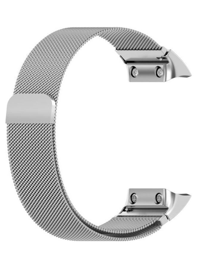 BGM - Milanese Replacement Wrist Strap For Garmin Forerunner 35 / 30 Silver - Image 1