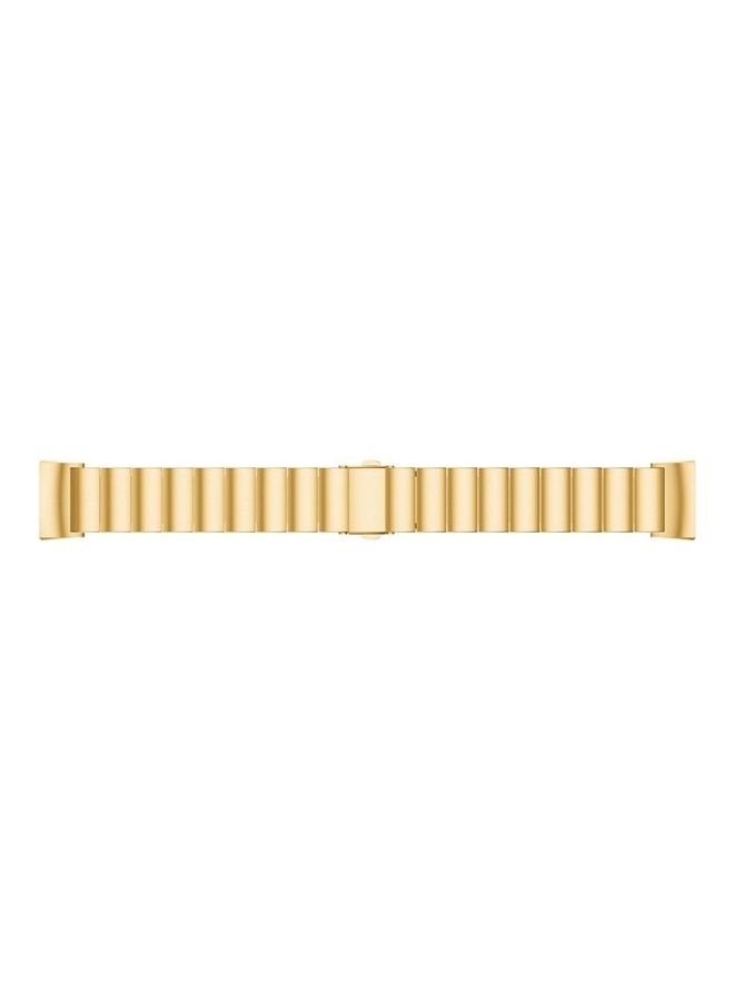 BGM Stainless Steel Waist Strap Watch Band Gold - Image 4