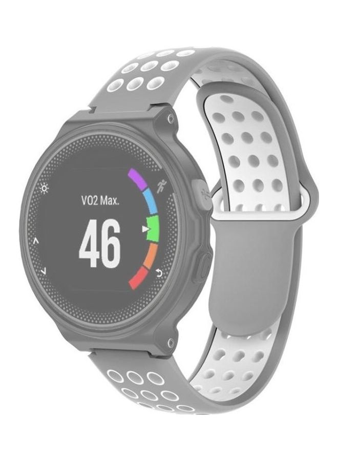 BGM Replacement Strap Band for Garmin Forerunner 220/230/235/630/620/735xt Smartwatch Grey - Image 1