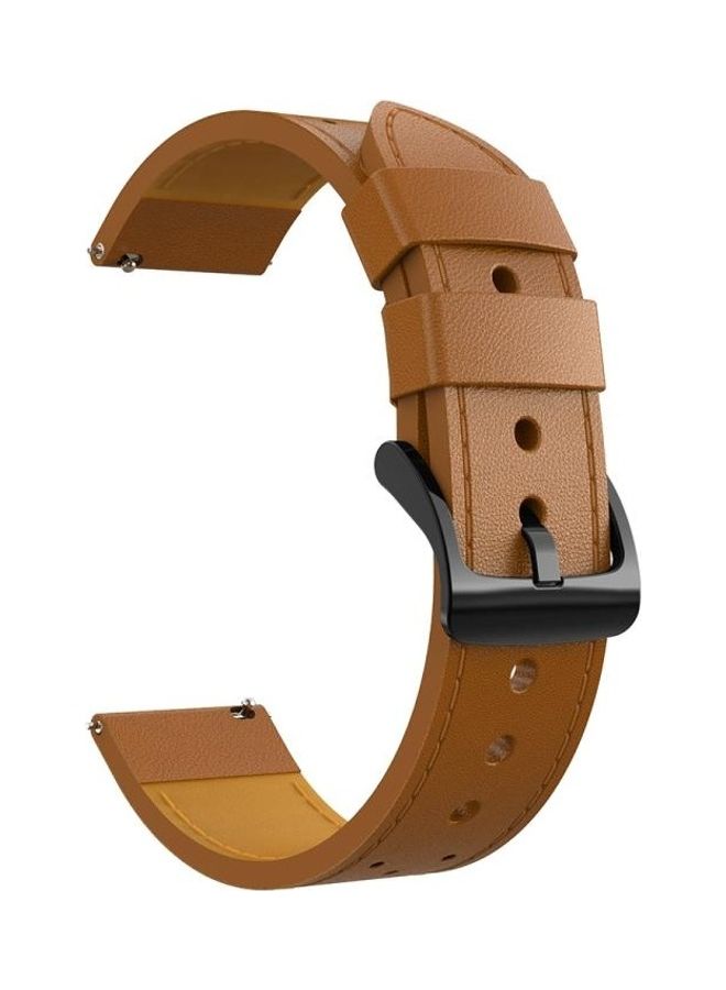 BGM Replacement Strap for Samsung Galaxy Watch 3 45mm Brown - Image 1
