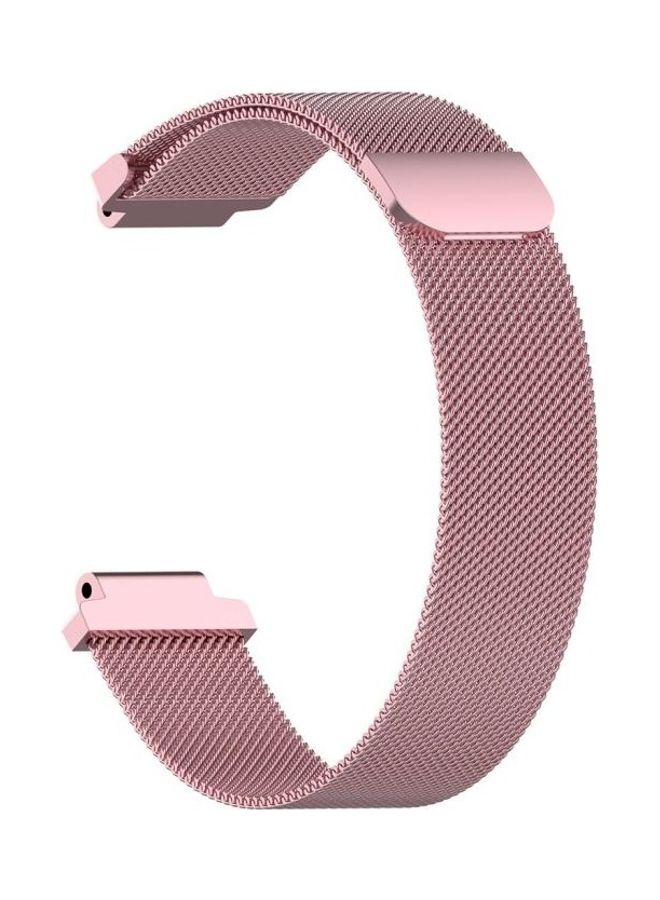 BGM Milanese Wrist Strap Watchband For Garmin Forerunner 235 22cm Pink - Image 2