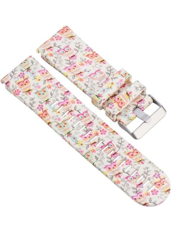 BGM Silicone Replacement Wrist Strap For Garmin Fenix 5X (26mm)/Fenix3/Fenix3 HR Owls