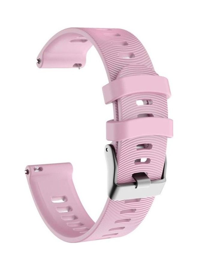 BGM Smart Watch Silicone Wrist Strap For Garmin Forerunner 245 Pink - Image 3