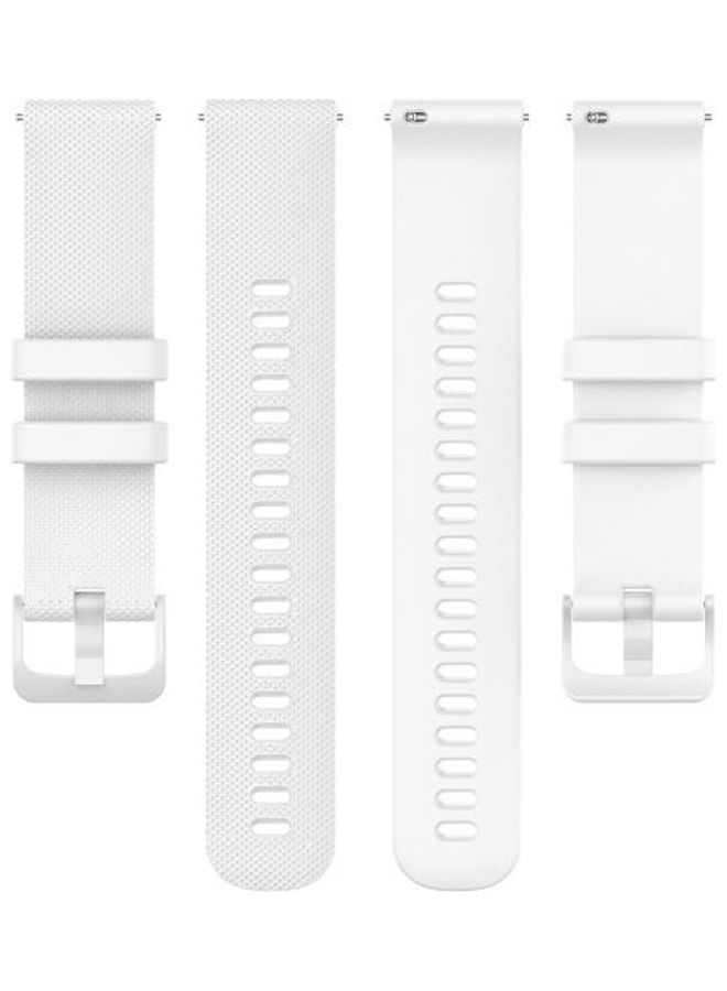BGM Silicone Wristband For Huawei Honor S1 White - Image 2