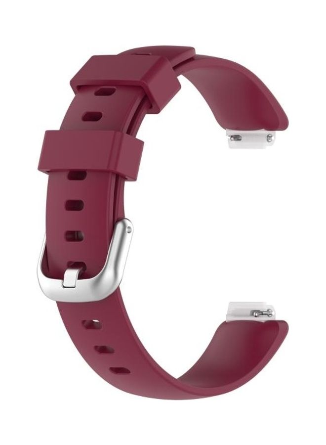 BGM Silicone Replacement Strap For Fitbit Ace 3/Inspire 2 Wine Red  - Image 1