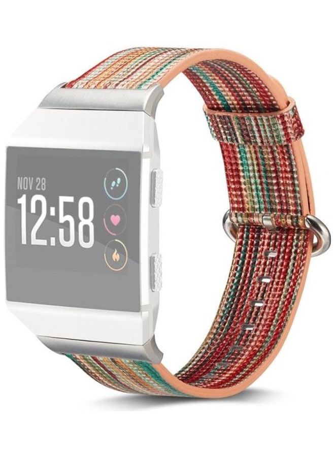 بي جي إم سوار ساعة ملون من الجلد لساعة فيتبيت أيونيك متعدد الألوان - Image 1