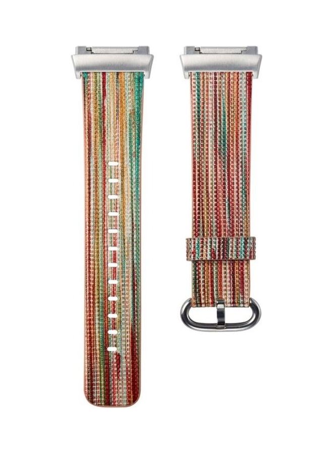 بي جي إم سوار ساعة ملون من الجلد لساعة فيتبيت أيونيك متعدد الألوان - Image 4