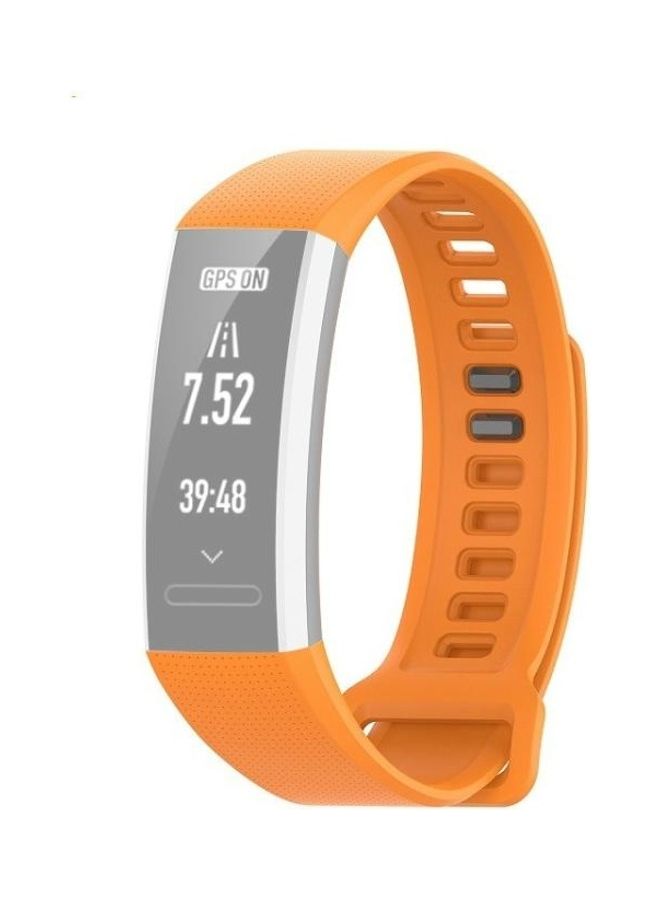 BGM Sports Bracelet Silicone Strap For Huawei Band 2 Pro / Band 2 / ERS-B19 / ERS-B29 Orange - Image 1