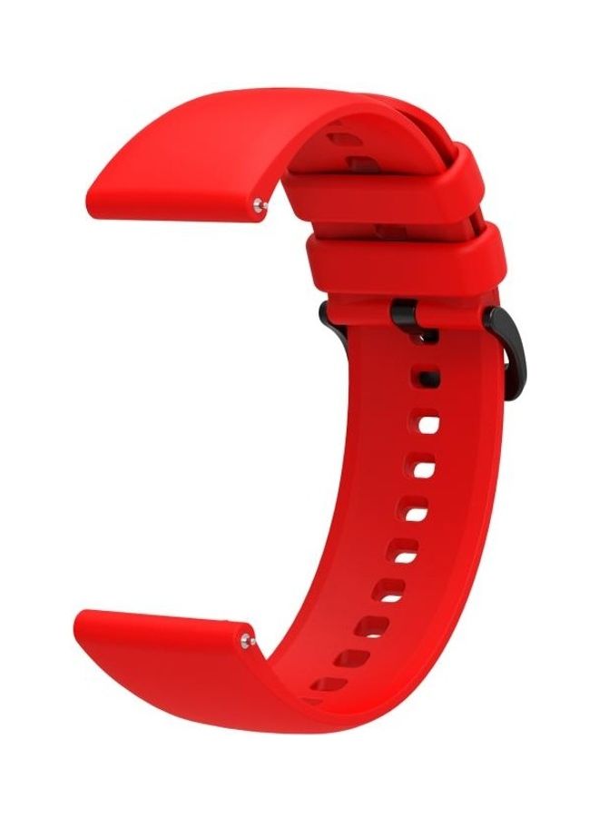 BGM Silicone Replacement Strap For Huawei Watch 3/3 Pro Red - Image 2