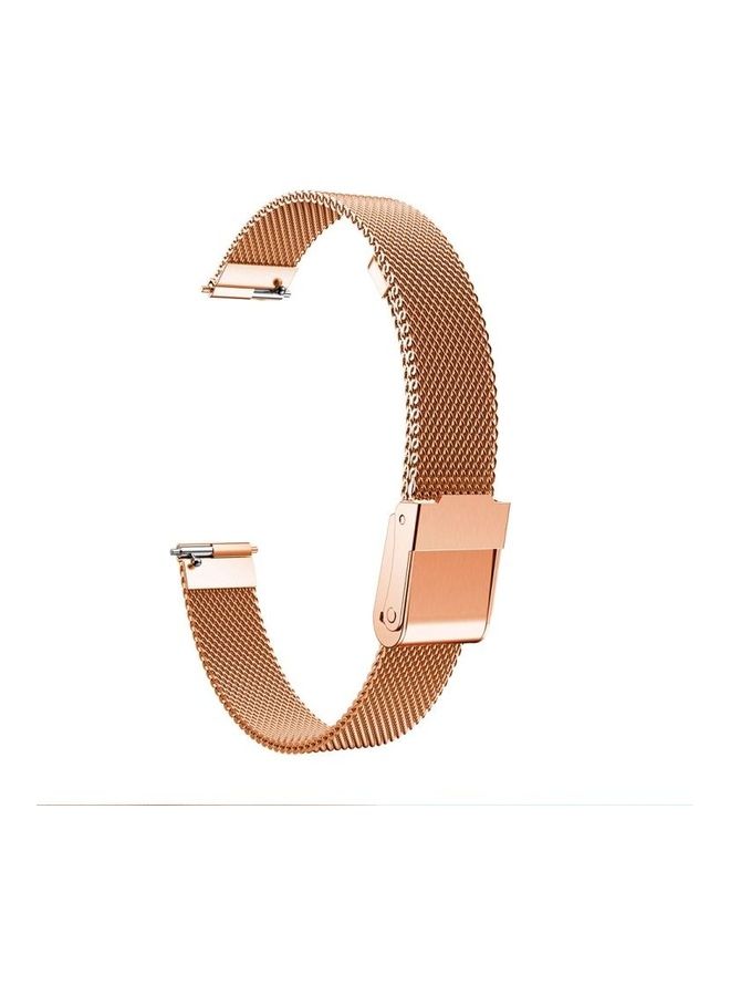 BGM Milanese Replacement Strap For Fitbit Ace 3/Inspire 2 Rose Gold  - Image 1