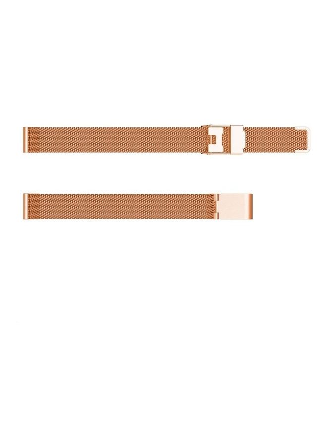 BGM Milanese Replacement Strap For Fitbit Ace 3/Inspire 2 Rose Gold  - Image 2