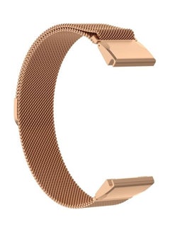 BGM Milanese Strap For Garmin Fenix 6S Rose Gold  - Image 3