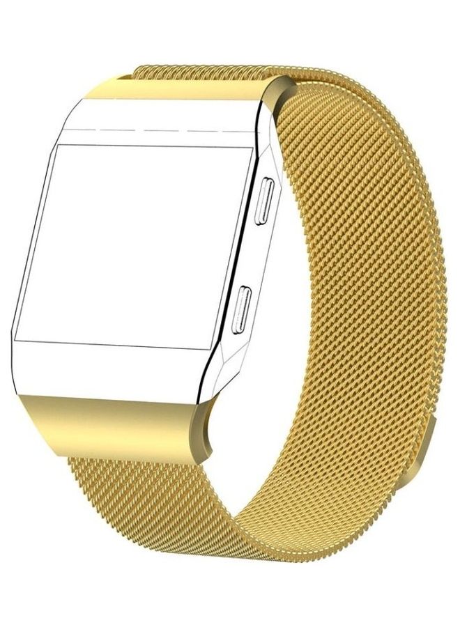 BGM Stainless Steel Replacement Wrist Strap Watch Band Gold - Image 1