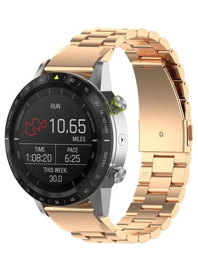 بي جي إم سوار بديل سريع الفك لساعة جارمين فينيكس 5/ فور رانر 935/ جارمين أبروتش S60 لون روز جولد - Image 2