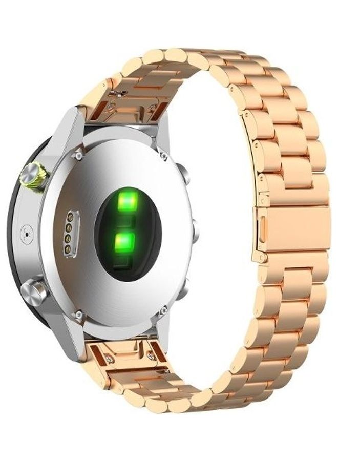 بي جي إم سوار بديل سريع الفك لساعة جارمين فينيكس 5/ فور رانر 935/ جارمين أبروتش S60 لون روز جولد - Image 3