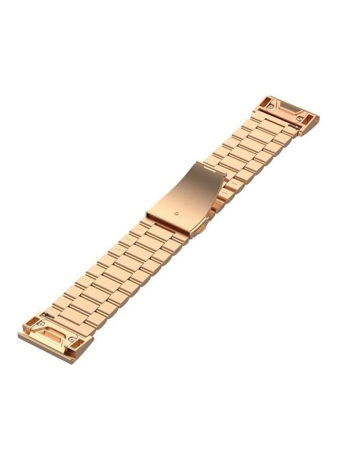 بي جي إم سوار بديل سريع الفك لساعة جارمين فينيكس 5/ فور رانر 935/ جارمين أبروتش S60 لون روز جولد - Image 4