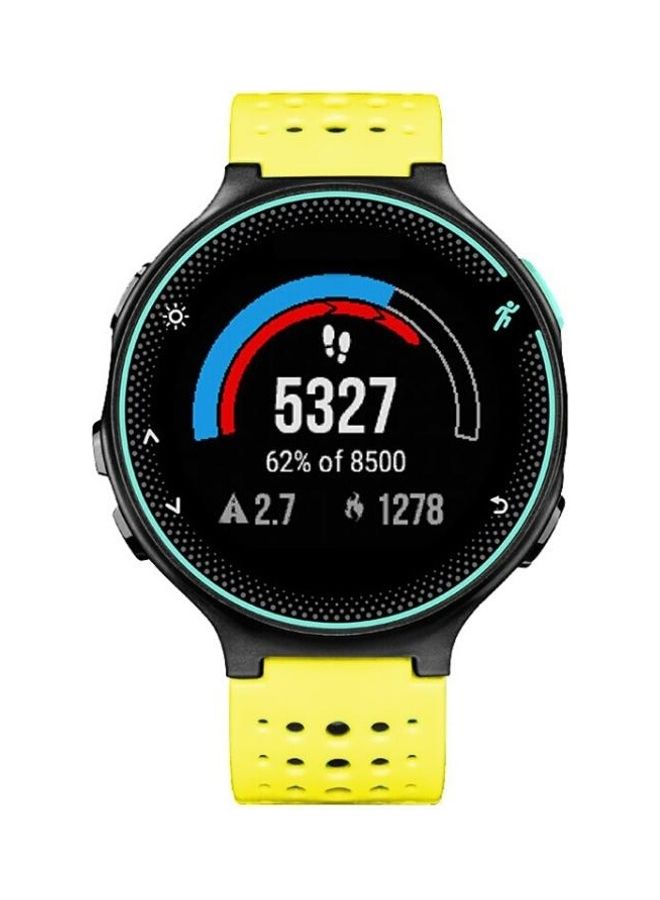 BGM Two Color Replacement Strap For Garmin Forerunner 235 Yellow/Black - Image 2