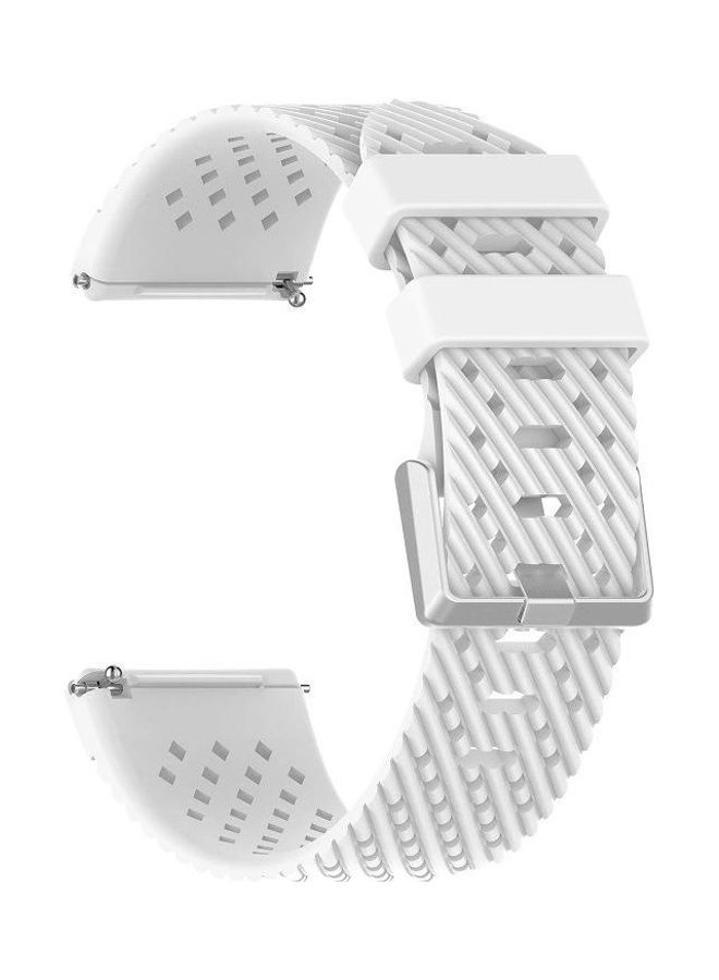 بي جي إم سوار عصري من السيليكون يسمح بالتهوية لساعة فيتبيت فيرسا/ فيرسا 2/ فيرسا لايت مقاس 20 سم - Image 1