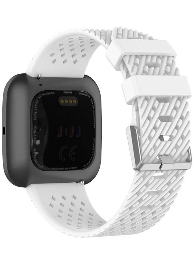 بي جي إم سوار عصري من السيليكون يسمح بالتهوية لساعة فيتبيت فيرسا/ فيرسا 2/ فيرسا لايت مقاس 20 سم - Image 2