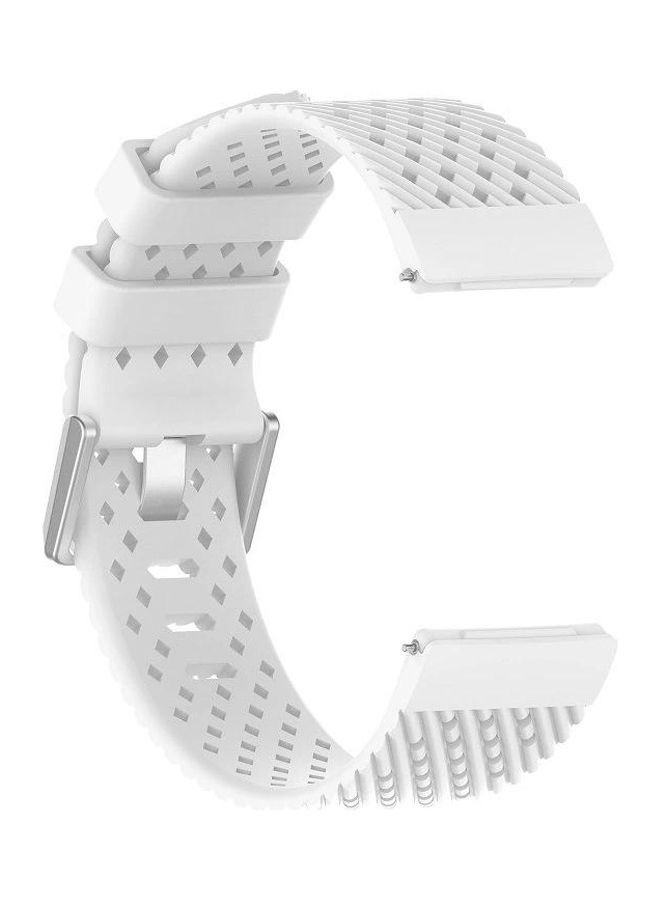 بي جي إم سوار عصري من السيليكون يسمح بالتهوية لساعة فيتبيت فيرسا/ فيرسا 2/ فيرسا لايت مقاس 20 سم - Image 3