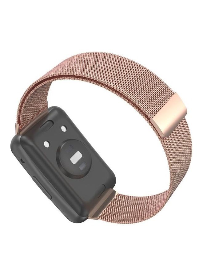 BGM - Milanese Replacement Strap For Huawei Watch Fit Rose Gold - Image 1