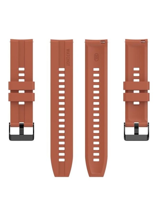 BGM Silicone Replacement Wrist Strap Watchband For Huawei Watch GT 2 Orange - Image 2