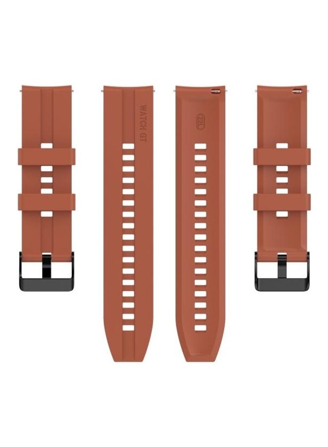 BGM Silicone Replacement Wrist Strap Watchband For Huawei Watch GT 2 Orange - Image 2