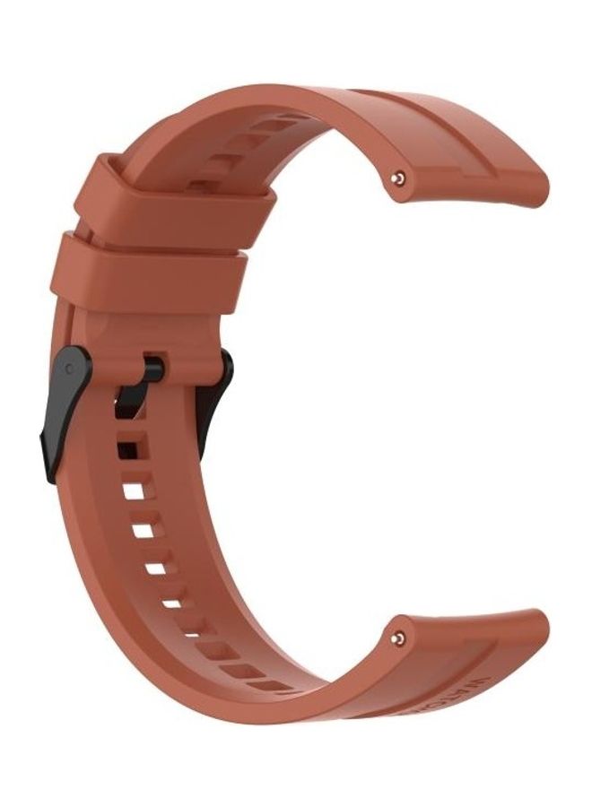 BGM Silicone Replacement Wrist Strap Watchband For Huawei Watch GT 2 Orange - Image 3