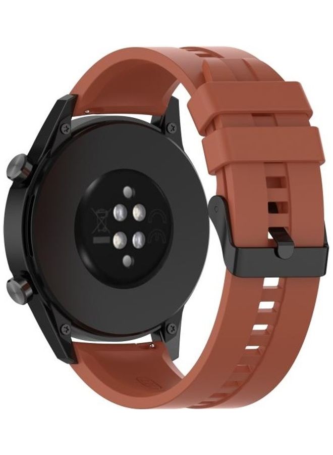 BGM Silicone Replacement Wrist Strap Watchband For Huawei Watch GT 2 Orange - Image 5