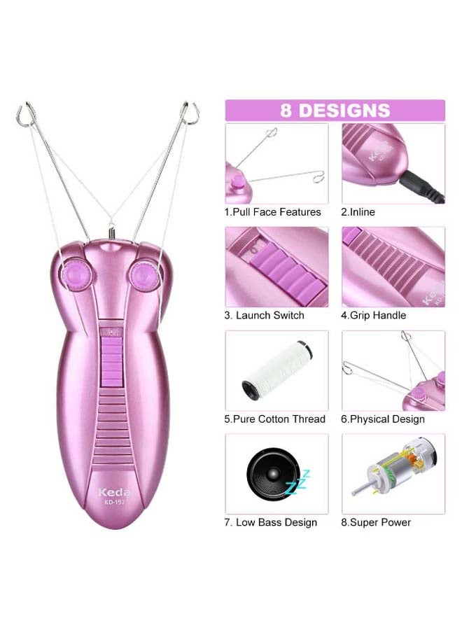 Electric Hair Removing Threading Device Purple - Image 3
