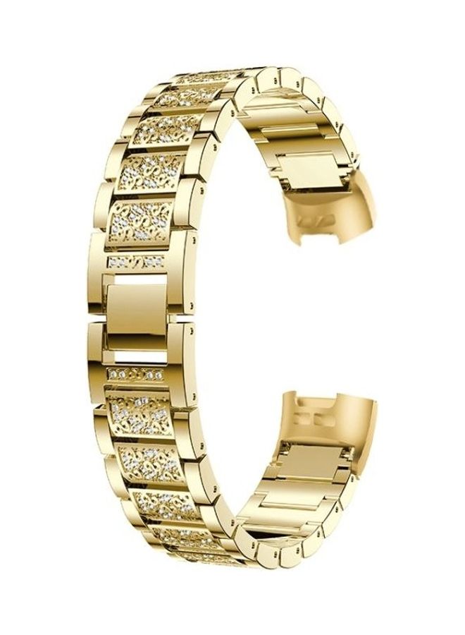 BGM Stainless Steel Waist Strap Watch Band Gold - Image 2