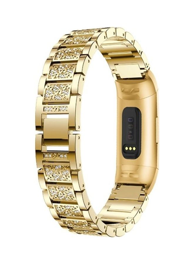 BGM Stainless Steel Waist Strap Watch Band Gold - Image 3